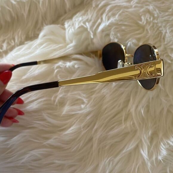 Gold Celine Sunglasses - Picture 5 of 5